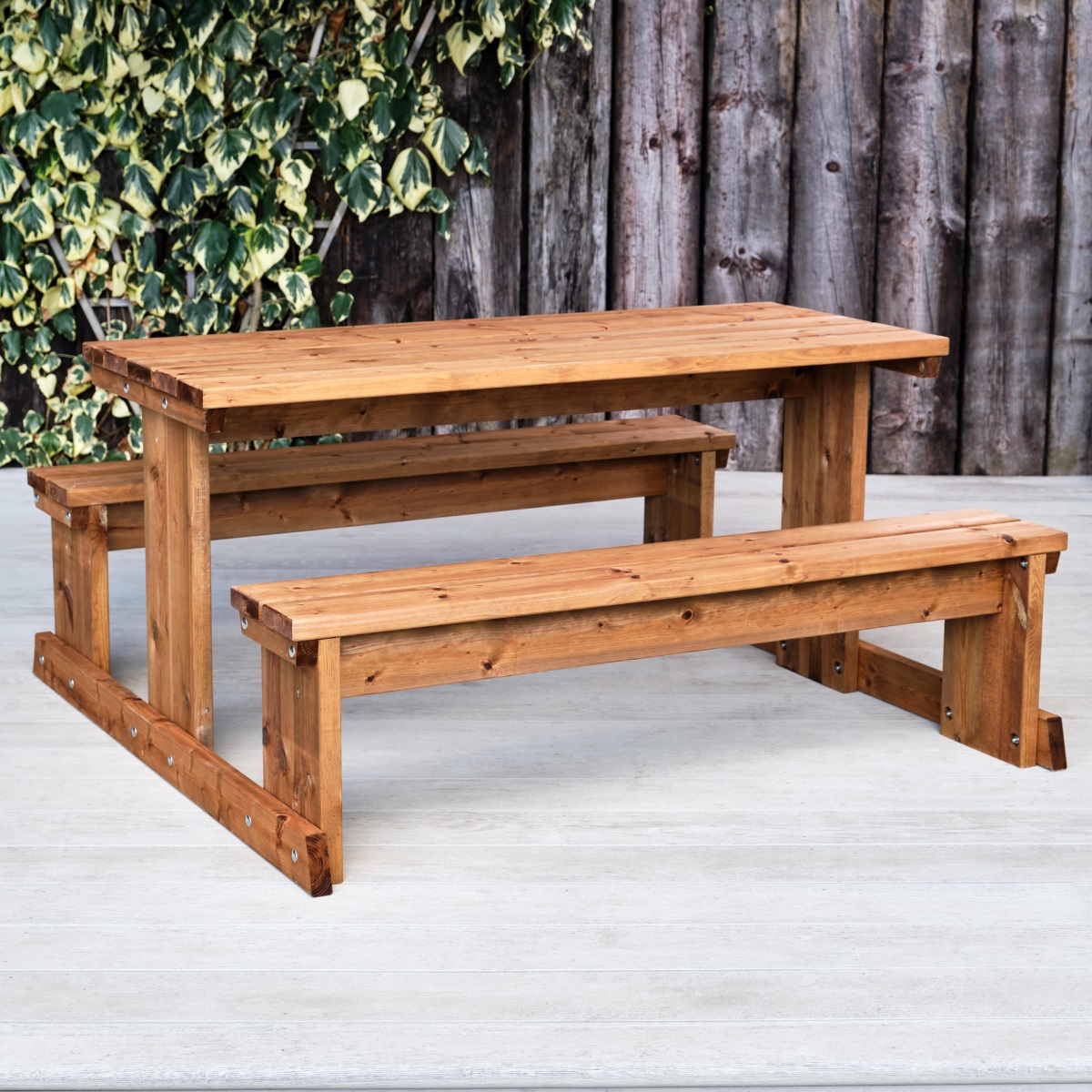 6 Seater Picnic Table Bourton Range Woodberry 