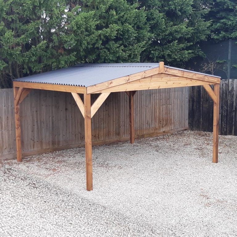 Wooden Gazebo with composite roof - Woodberry