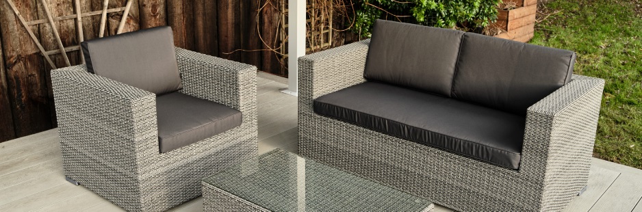 Cologne Rattan outdoor sofa set - Woodberry