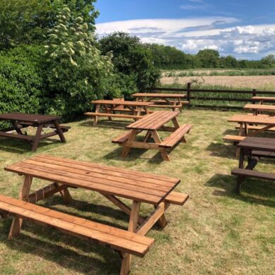 Commercial 6 Seater Picnic Tables