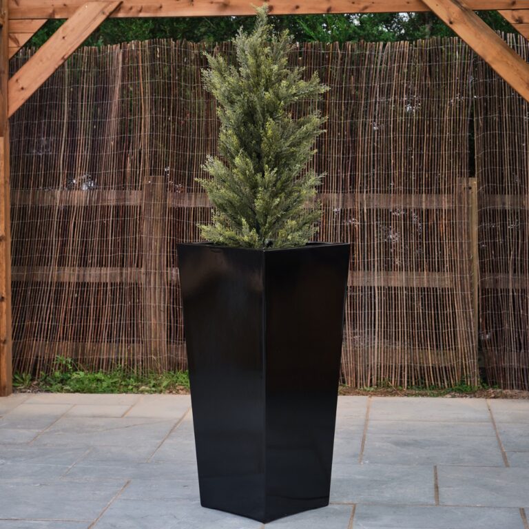 Fibreglass Planter Tall Square For Commercial Venues