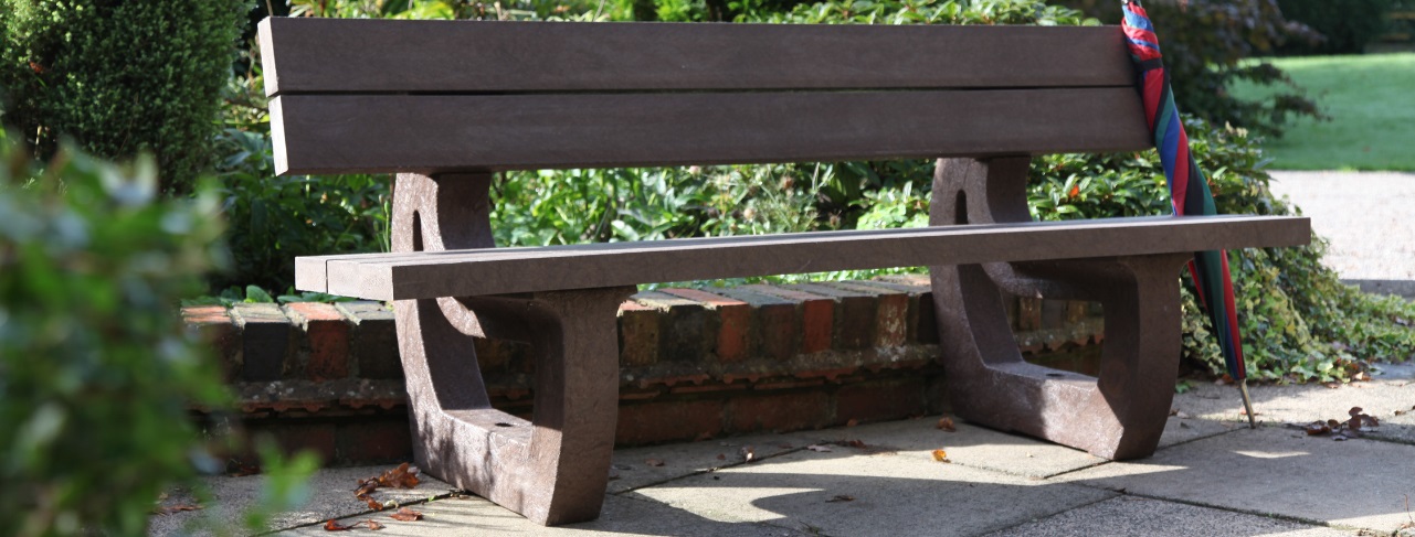 Recycled Plastic Park Bench