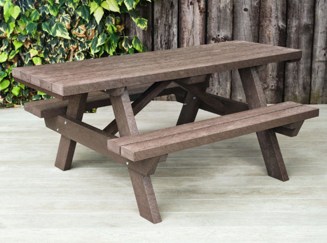 Disabled Access Recycled Plastic Picnic Table