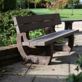 Recycled Plastic Park Bench