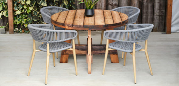 Rope Chairs With Table Combination