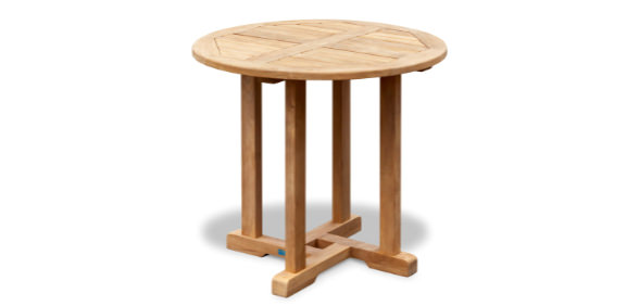 Teak round table