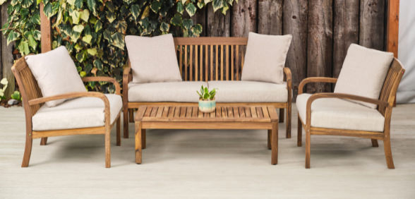 Wooden sofa set burley range