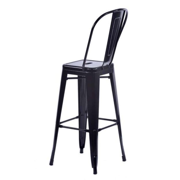 black bar chair