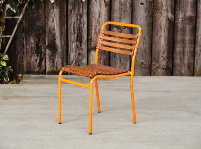 Orange Portabello Range Side Chair