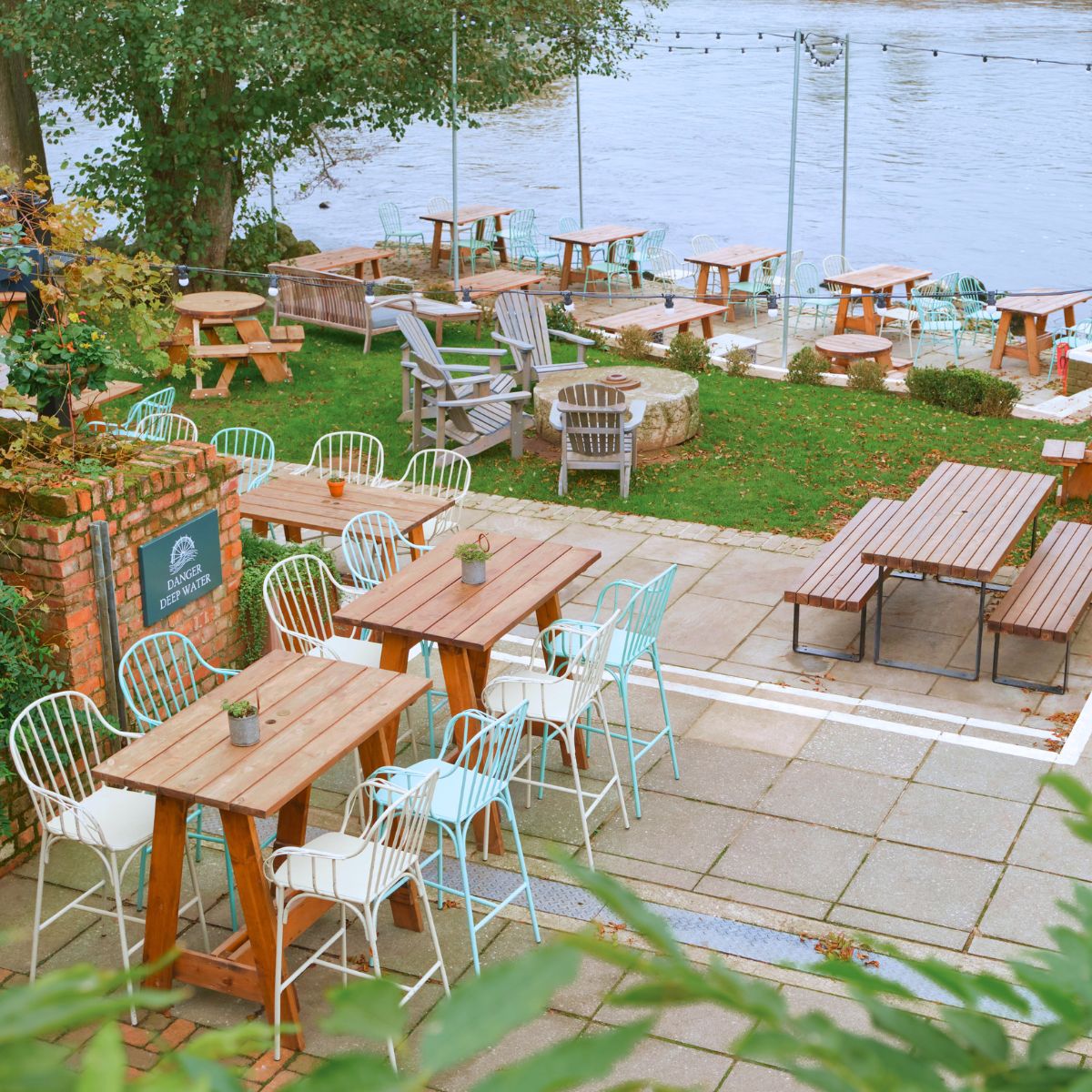 Pub garden transformation