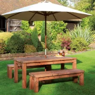 chunky outdoor commercial table