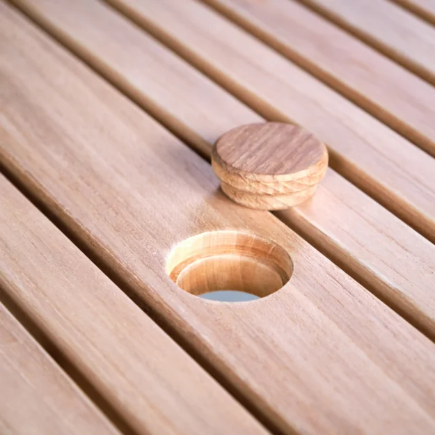 teak rectangular table