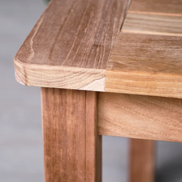 Teak Wooden Square Dining Table