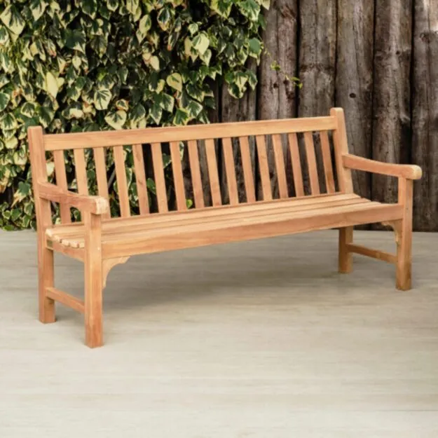 Wooden Park Bench