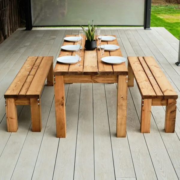 commercial wooden table