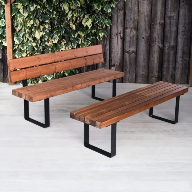 commercial outdoor furniture bench