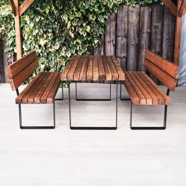 commercial outdoor furniture bench