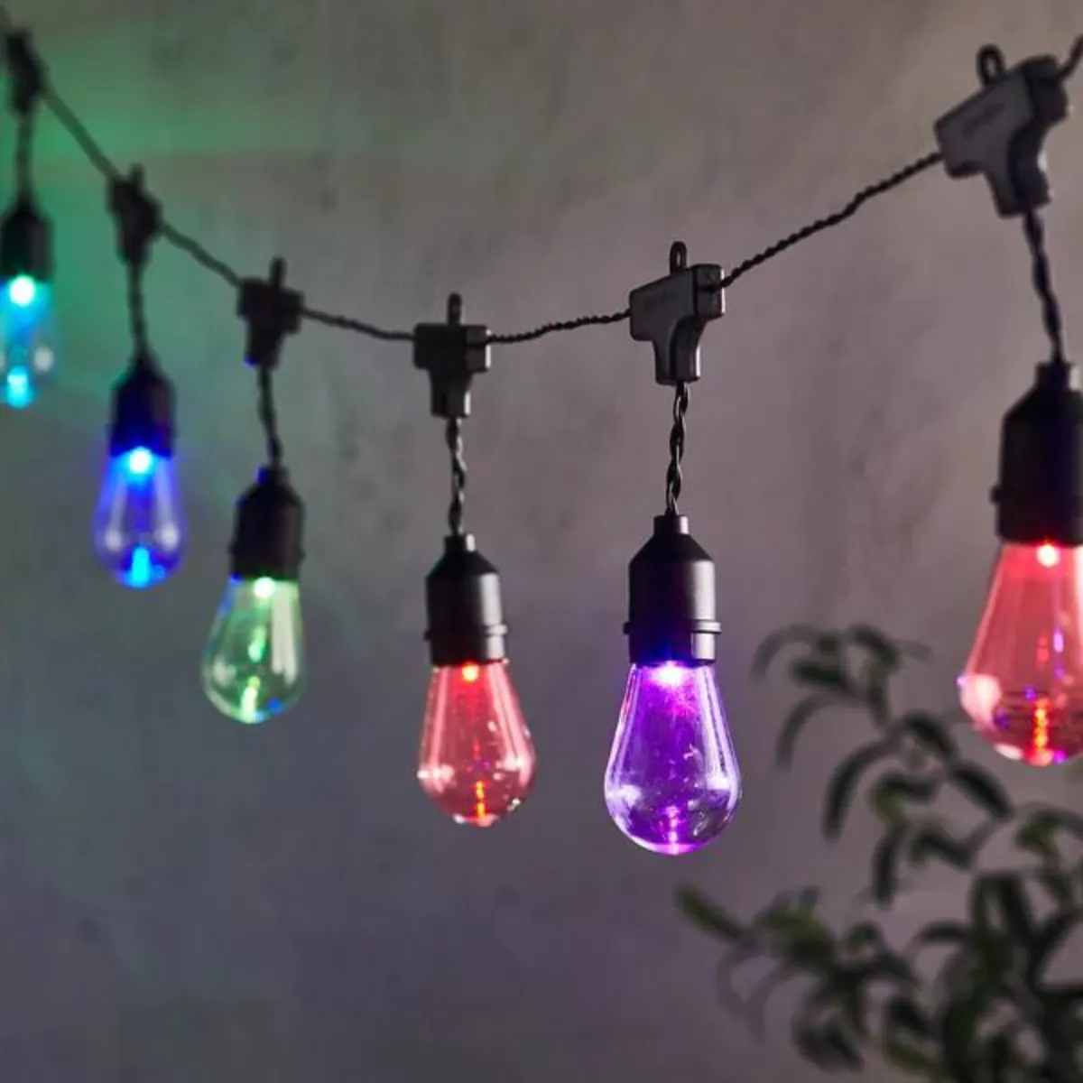 Colourful Outdoor Festoon Lights