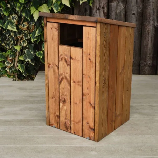 Commercial wooden bin