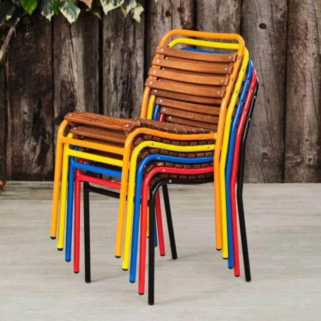 Colourful outdoor furniture