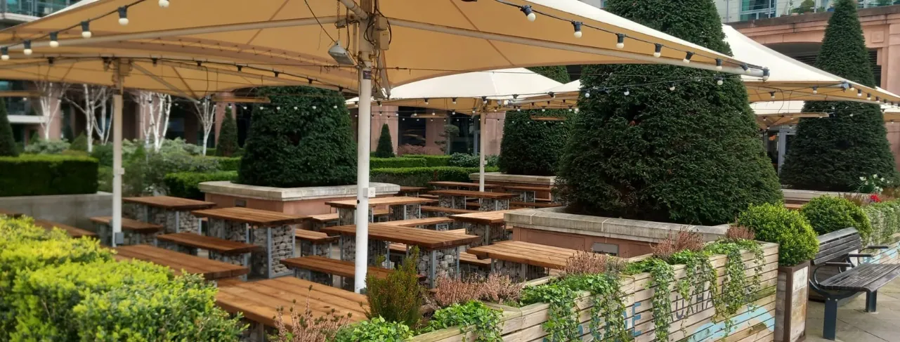 Commercial Outdoor Tables and Benches