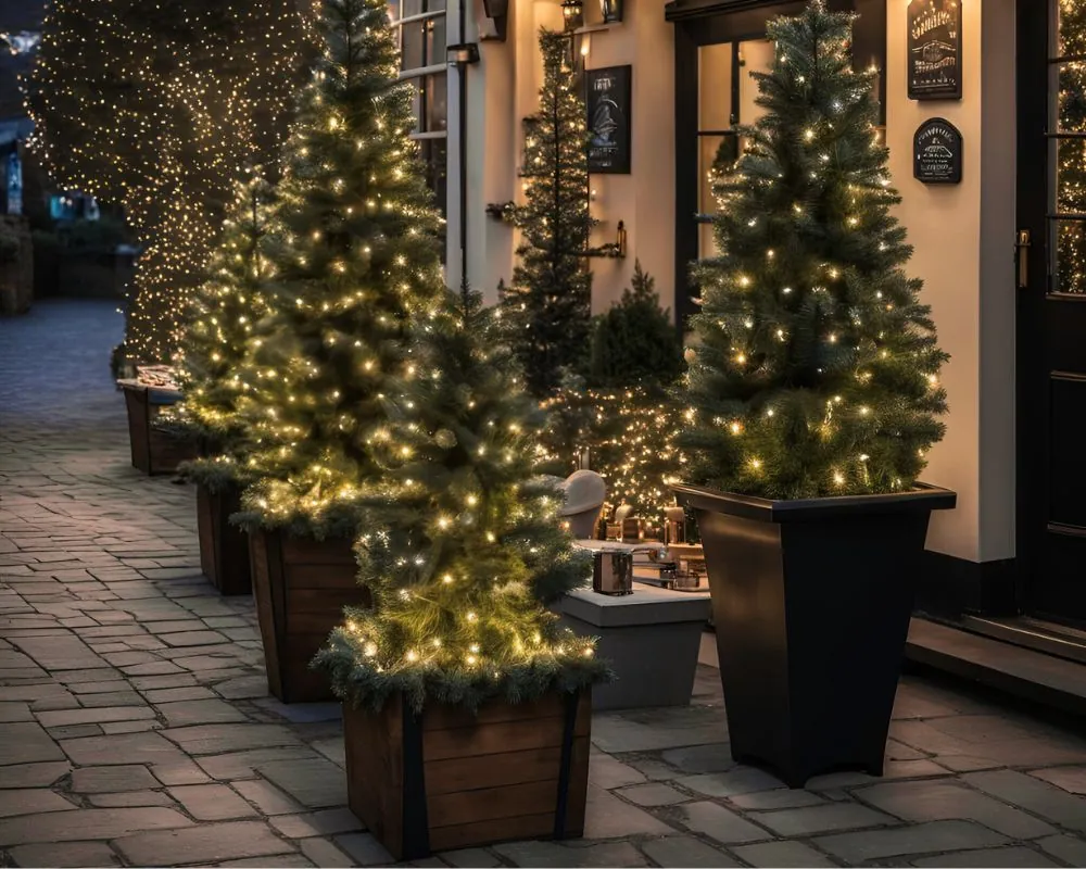 Festive pub decorations